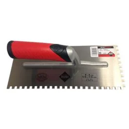 1/4"x1/4" NOTCHED TROWEL, OPEN HANDLE- 72907