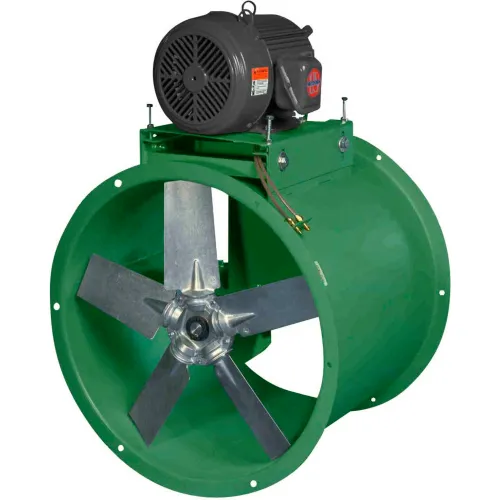 Canarm 15" Single Phase Belt Drive Tube Axial Duct Fan BTA15T10150 1-1/2HP, 4580 CFM