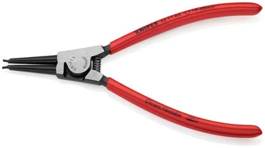 *DISCONTINUED NO LONGER AVAILABLE* Knipex 4611A4SBA - 12 1/2" Circlip Pliers for External Circlips on Shafts-Forged Tip-Size 4