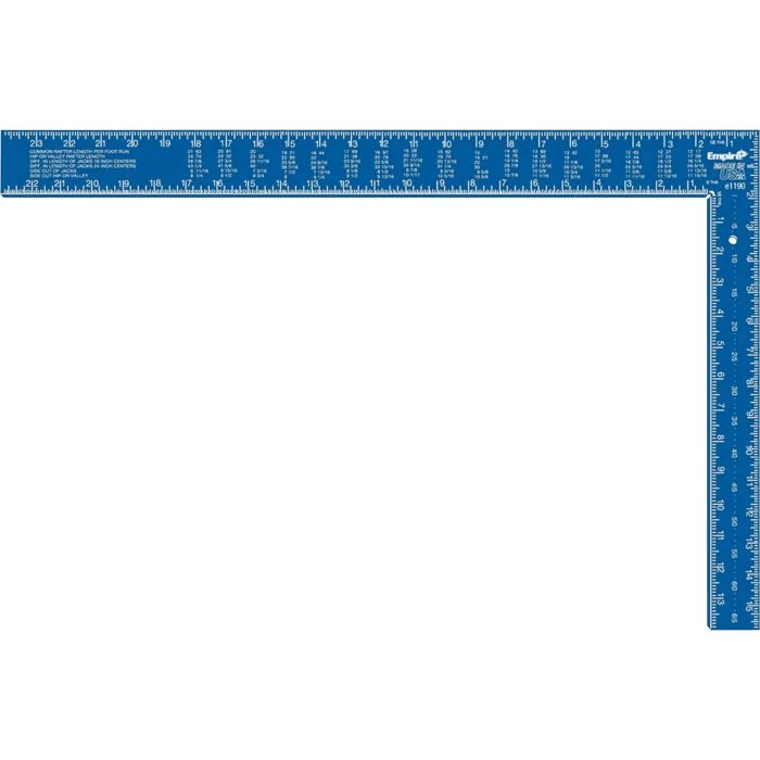 Empire 1190 ANODIZED ALUMINUM PROFESSIONAL FRAMING SQUARE