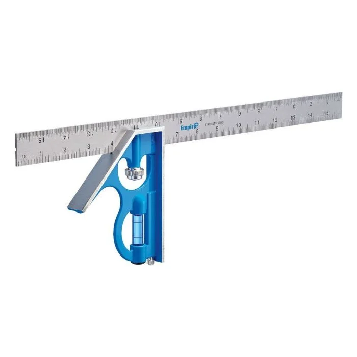 Empire E280 16'' HEAVY-DUTY PROFESSIONAL COMBINATION SQUARE Inch graduations