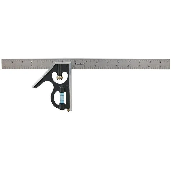 Empire E280M 16'' HEAVY-DUTY PROFESSIONAL COMBINATION SQUARE Metric graduations