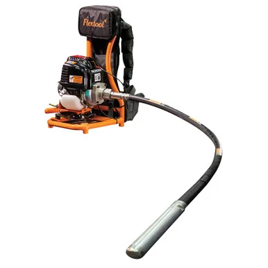 Flextool Flexshaft Rubber Tip Concrete Vibrator 40mm x 6M FVP40R-6 - FT201787-UNIT