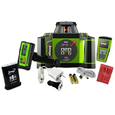 iMEX Rotating Laser Level Red Beam 600m Range - 012-I77R