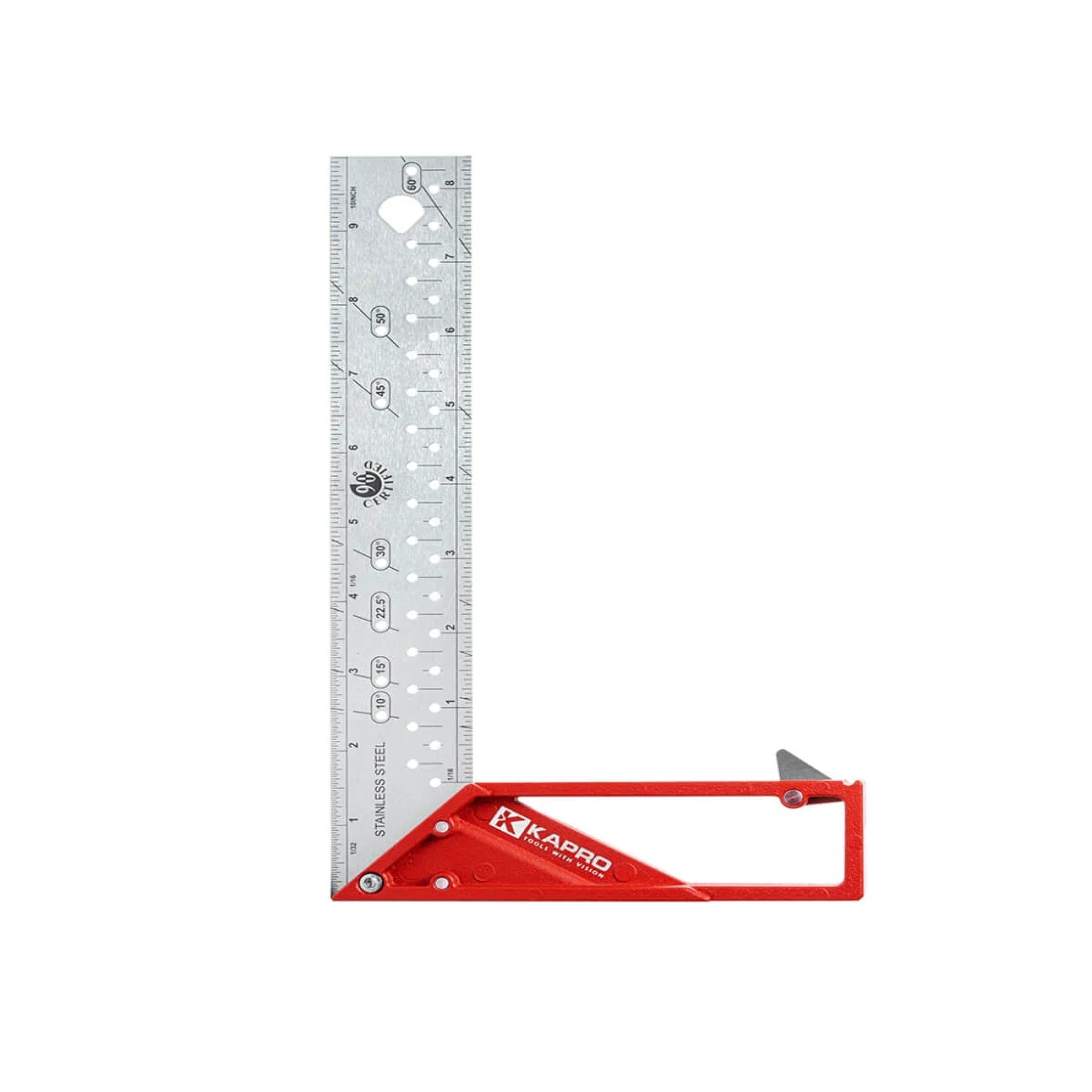 Kapro Ledge-It 10 in. Stainless Try Square