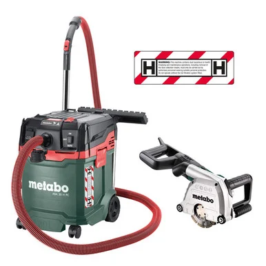 Metabo Wall Chaser and Vacuum Combo - MFE40ASA30HPCCOMBO/AU60010080