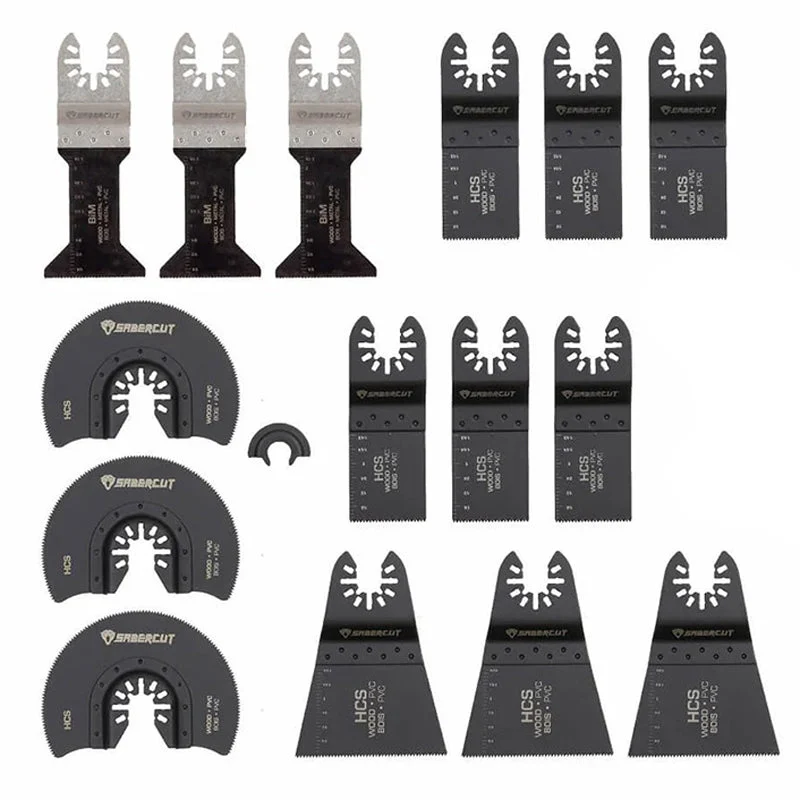 Sabercut 16-Piece Multi-Tool Blade Cutting Set