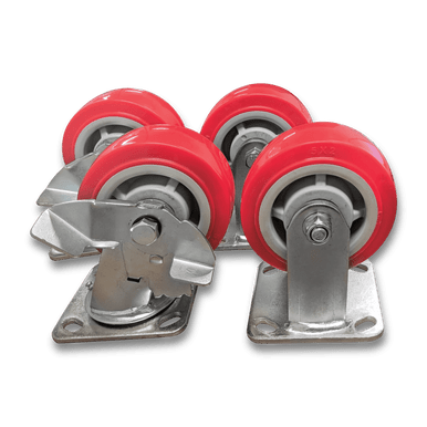 ToolVault Castor Kit 4 Piece - TVSBCASTORSET